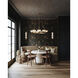 Caelum 9 Light 44.5 inch Patina Brass Chandelier Ceiling Light